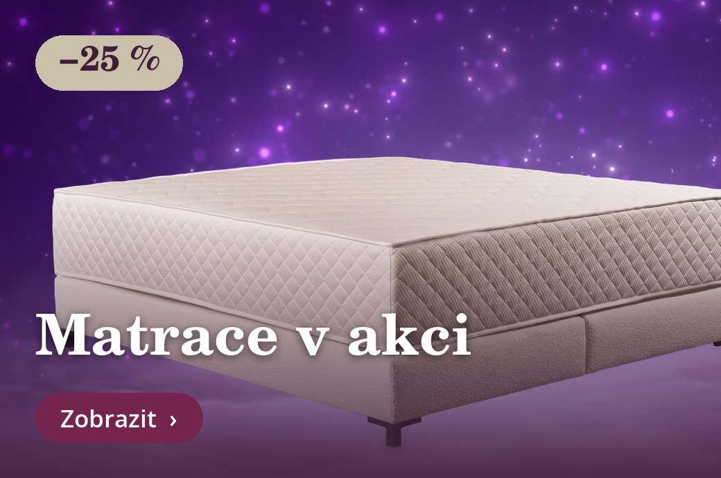 Matrace v akci – sleva 25 %