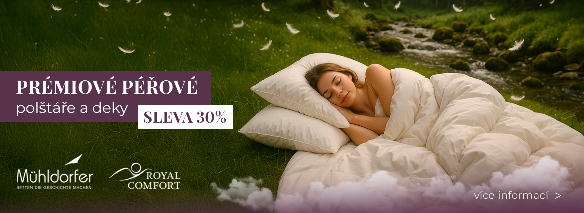 Péřové polštáře a peřiny