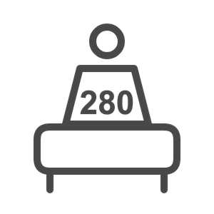 Nosnost 280 kg