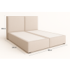 Postel ELEGRA SAND 180 cm – foto 4