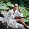 Bathrobe kimono OASIS by Christian Fischbacher