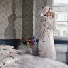župan satin Fleures Volantes