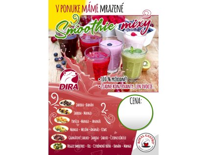 plagát dira smoothie A2 royal