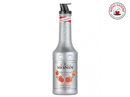Monin pyré RUBY GRAPEFRUIT červený grapefruit 1L