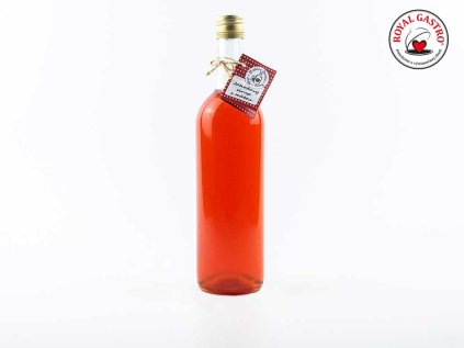 Jahodový sirup s mätou