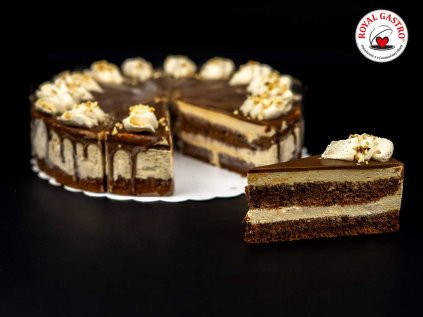 Royal Nut & Caramel torta z bezlepkovej múky 1