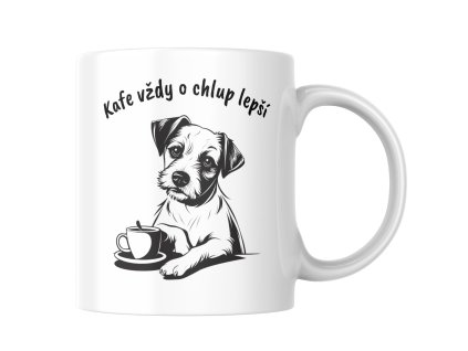 KAFE VŽDY O CHLUP LEPŠÍ - Hrníček nebo plecháček