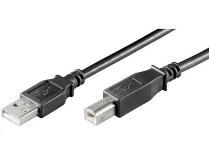 PremiumCord - Kabel USB - USB (M) do USB typ B (M) - USB 2.0 - 2 m - černá