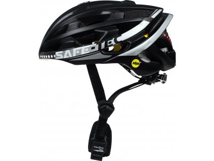 TYR 3 Black-silver XL - chytrá helma na kolo