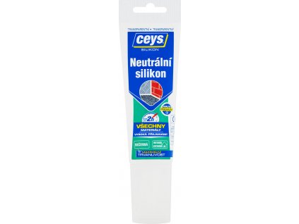 Silikon neutralní CEYS transparent tuba 125 ml