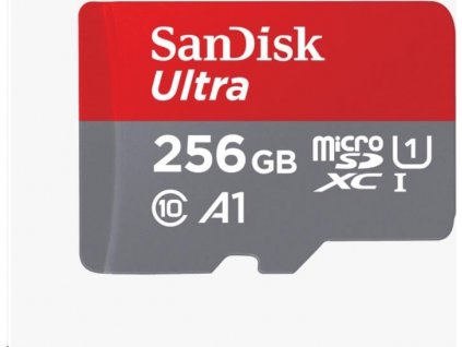 SanDisk Ultra - Paměťová karta flash (adaptér microSDXC na SD zahrnuto) - 256 GB - Class 10 - microSDXC UHS-I