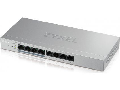 Zyxel GS1200-8HP v2 - Přepínač - řízený - 4 x 10/100/1000 + 4 x 10/100/1000 (PoE+) - desktop - PoE+ (60 W)