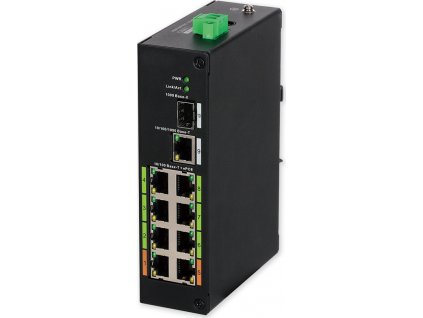 LR2110-8ET-120 - PoE switch, 8x ePoE, 1xGb/SFP, 120W, DIN