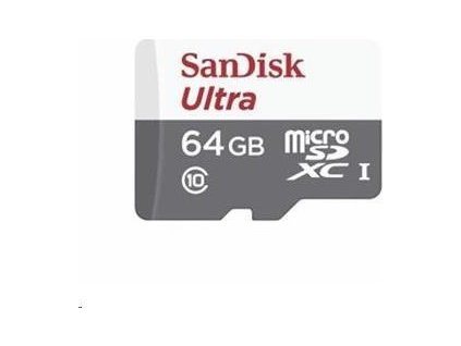 Paměťová karta SanDisk Ultra Android microSDXC 64GB 100MB/s Class 10 UHS-I (SDSQUNR-064G-GN3MN)