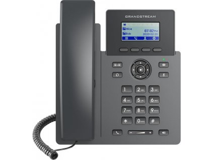Grandstream GRP2601P SIP telefon, 2,21" LCD displej, 2 SIP účty, 100Mbit port, PoE