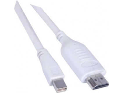 PREMIUMCORD Kabel Mini DisplayPort - HDMI 3m, bílý