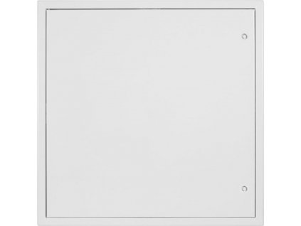 Revizní dvířka kovová bílá 800x800 s přebalem