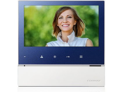 CDV-70H2 modrý - verze 230Vac - videotelefon 7", CVBS, handsfree, 2 vst.