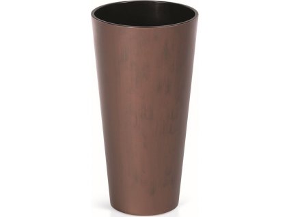 Květináč Prosperplast TUBUS SLIM CORTEN patinující ocel 25 cm