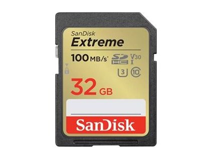 SanDisk Extreme PLUS - Paměťová karta flash - 32 GB - UHS-I U3 / Class10 - SDHC UHS-I