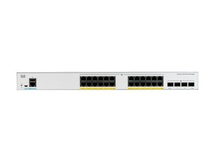 Cisco Catalyst 1000-24T-4X-L - Přepínač - řízený - 24 x 10/100/1000 + 4 x 10 Gigabit SFP+ (uplink) - Lze montovat do rozvaděče