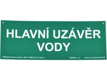 Hlavní uzávěr vody