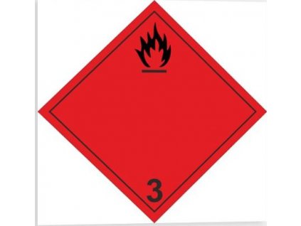 Nebezpečí požáru (hořlavé kapaliny) č.3 A Značení ADR