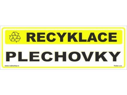 Recyklace  Plechovky