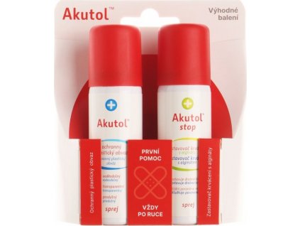 Akutol spray + Akutol stop spray, DUOPACK (2x60 ml)