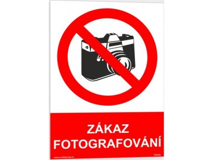 Zákaz fotografování