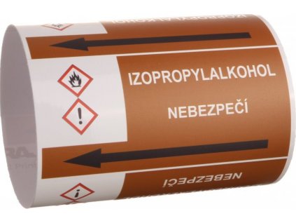 Páska na značení potrubí Signus M25 - IZOPROPYLALKOHOL