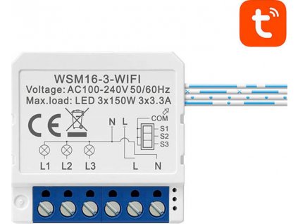 Chytrý spínací modul WiFi Avatto WSM16-W3 TUYA