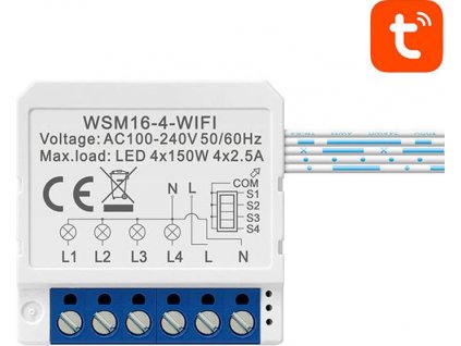 Chytrý spínací modul WiFi Avatto WSM16-W4 TUYA