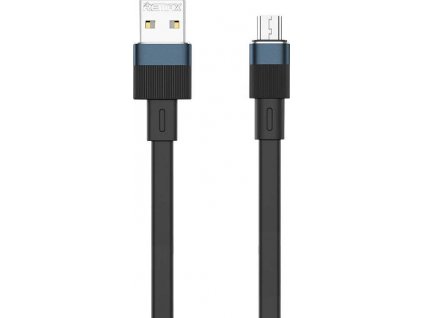 Kabel USB-micro USB Remax Flushing, RC-C001, 1 m (černý)