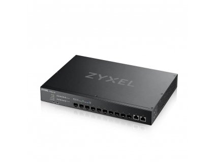 Zyxel XS1930-12F - Přepínač - inteligentní - 10 x 1 Gigabit / 10 Gigabit SFP+ + 2 x 100/1000/2.5G/5G/10GBase-T - desktop, Lze montovat do rozvaděče
