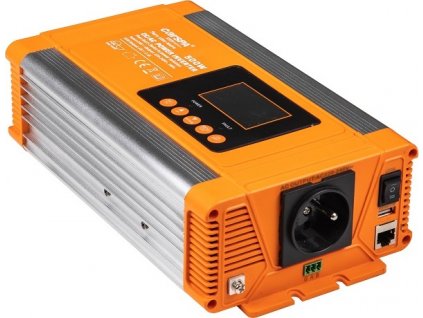 Měnič napětí Carspa PX500-24, 24V/230V+USB 500W čistá sinusovka