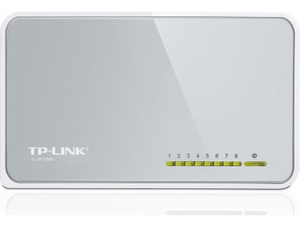TP-Link TL-SF1008D 8-Port 10/100Mbps Desktop Switch - Přepínač - 8 x 10/100 - desktop