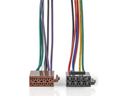 Redukční ISO Kabel | Standardní | 0.15 m | Kulatý | PVC | Plastový Sáček