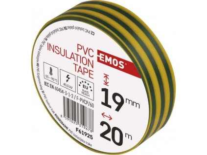 páska izolační 19mmx20m PVC ŽL-ZE