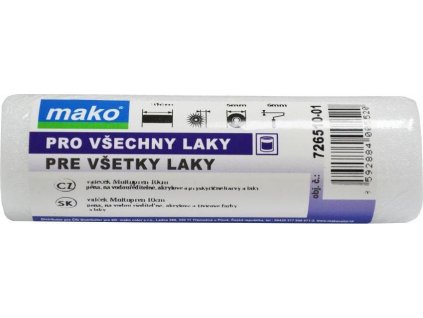 váleček malířský 100mm, pr.držadla 6mm MAKOPOREN