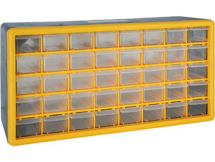 Organizér na stenu Strend Pro SBx3045-F, 40 zásuviek, 50x16x25 cm, max. 25 kg