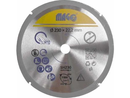 Pilový kotouč na dřevo 230 mm SH230