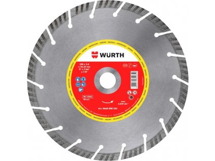 WÜRTH Kotouč diamantový segmentový pro úhlové brusky 230mm