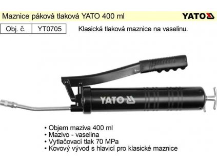 Maznice páková tlaková YATO 400ml