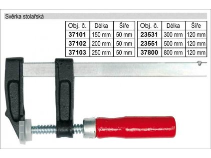 Svěrka stolařská 300x120mm