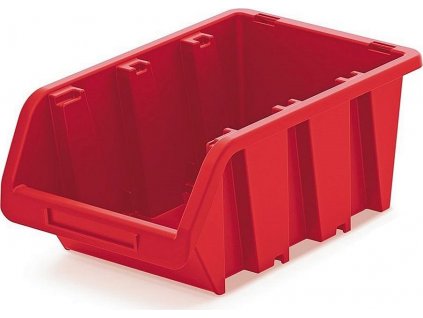 Plastový úložný box TRUCK 390x240x180mm, červený