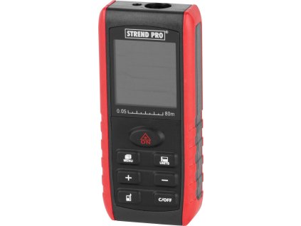 Merač vzdialenosti Strend Pro DIME 80M, laserový, EXTRA funkcia  merač uhlov