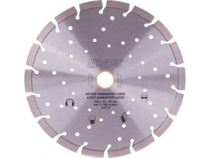 Diamantový kotouč segmentový laser 250mm