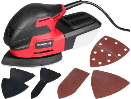 Brúska Worcraft DS-220, 148x85x148 mm, 220W, 230V, triangle, multibrúska