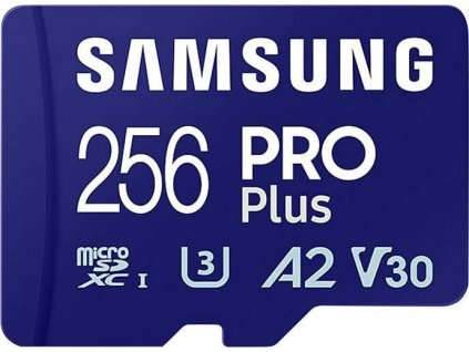 Paměťová karta Samsung PRO Plus SDXC 256 GB U3 A2 V30 (MB-MD256SA/EU)